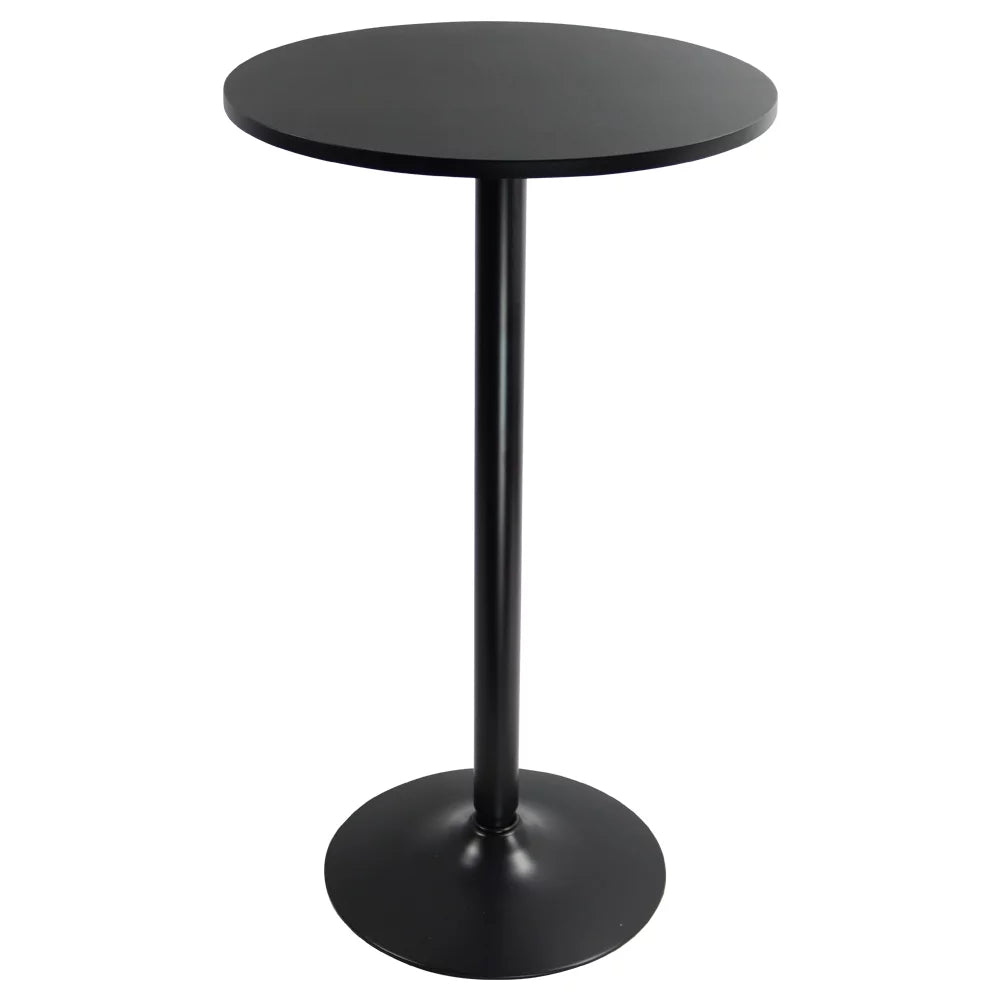 Black Round Bar Table 24 in Top 41.5 in H V65405