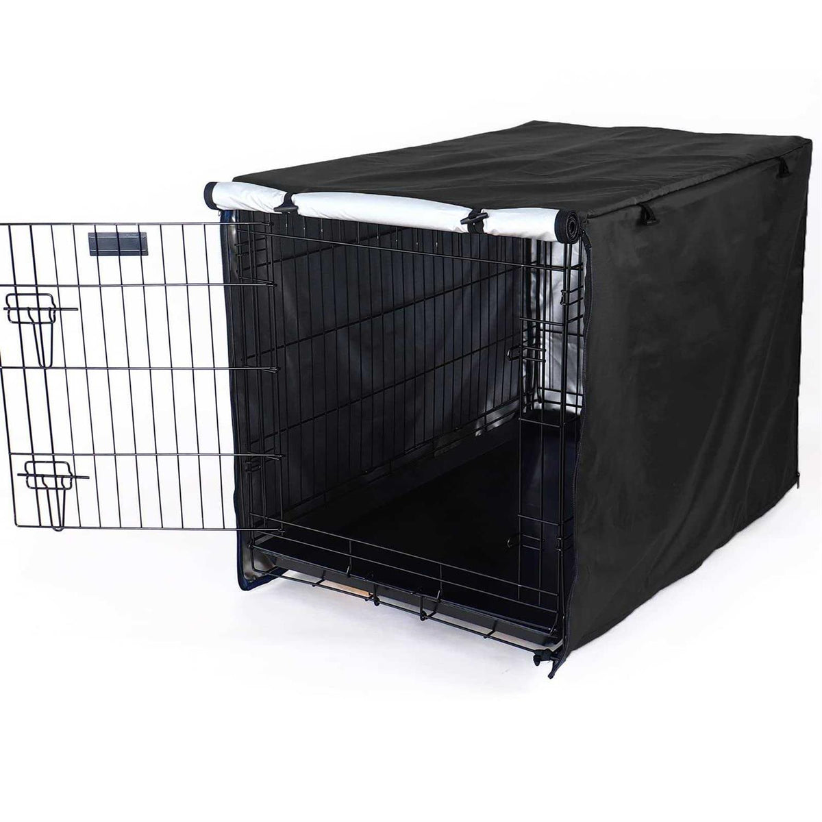 Durable Double Door Waterproof Anti-UV Dog Crate Cover Y23513