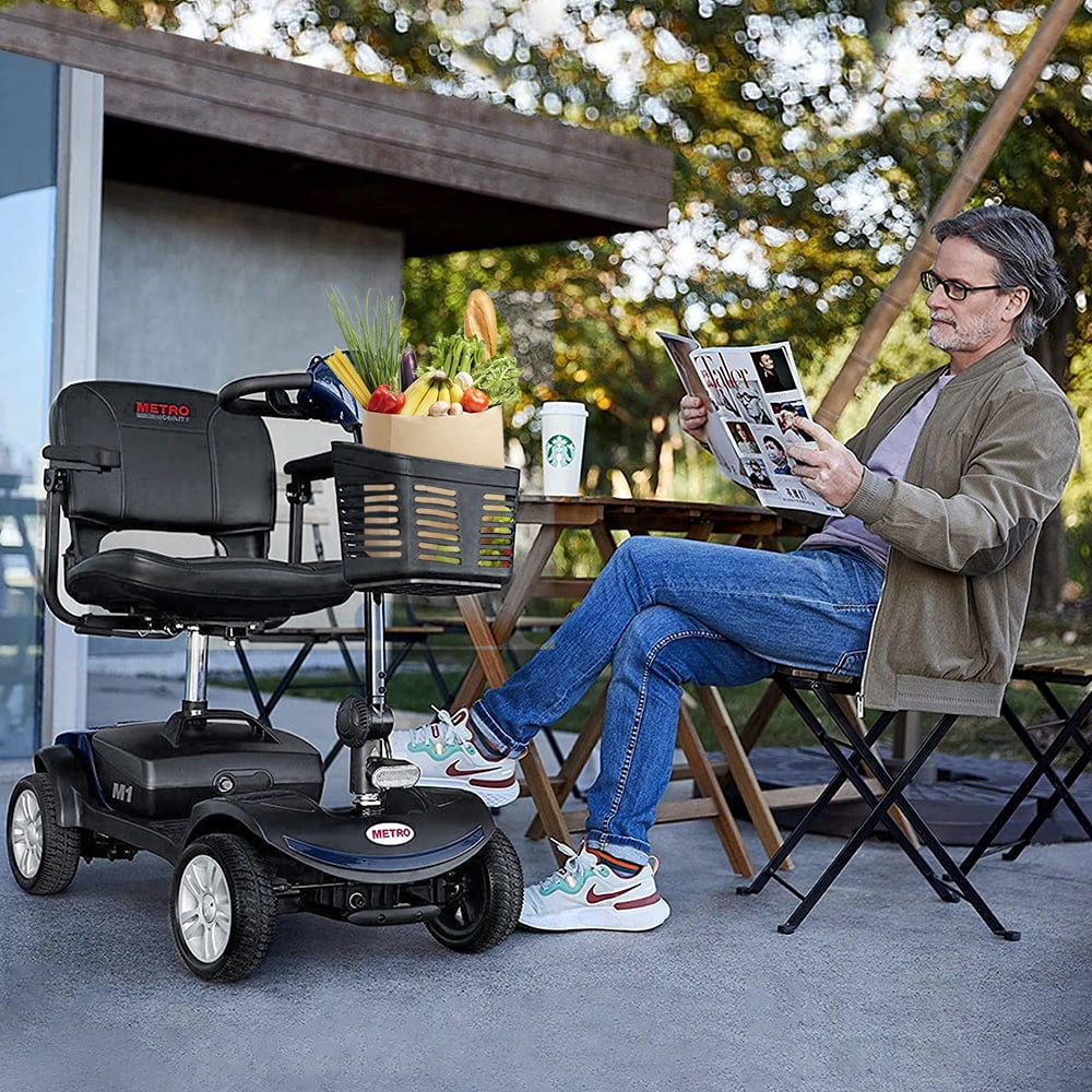 Heavy Duty Electric Mobility Scooter with Detachable Basket M675