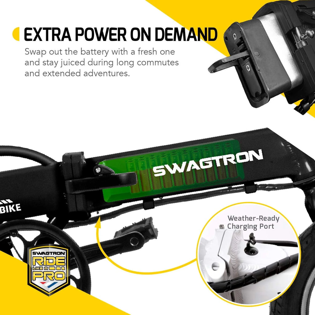 Lightweight Aluminum Folding Electric Bike with Pedals F42194