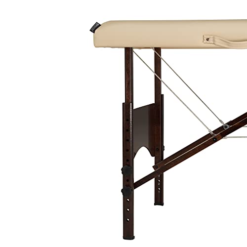 28" Portable Massage Table with Walnut Legs G695