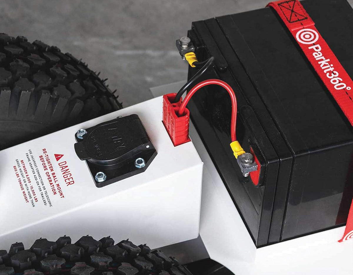 Battery Powered Trailer Dolly with 2 Hitch Balls H4897