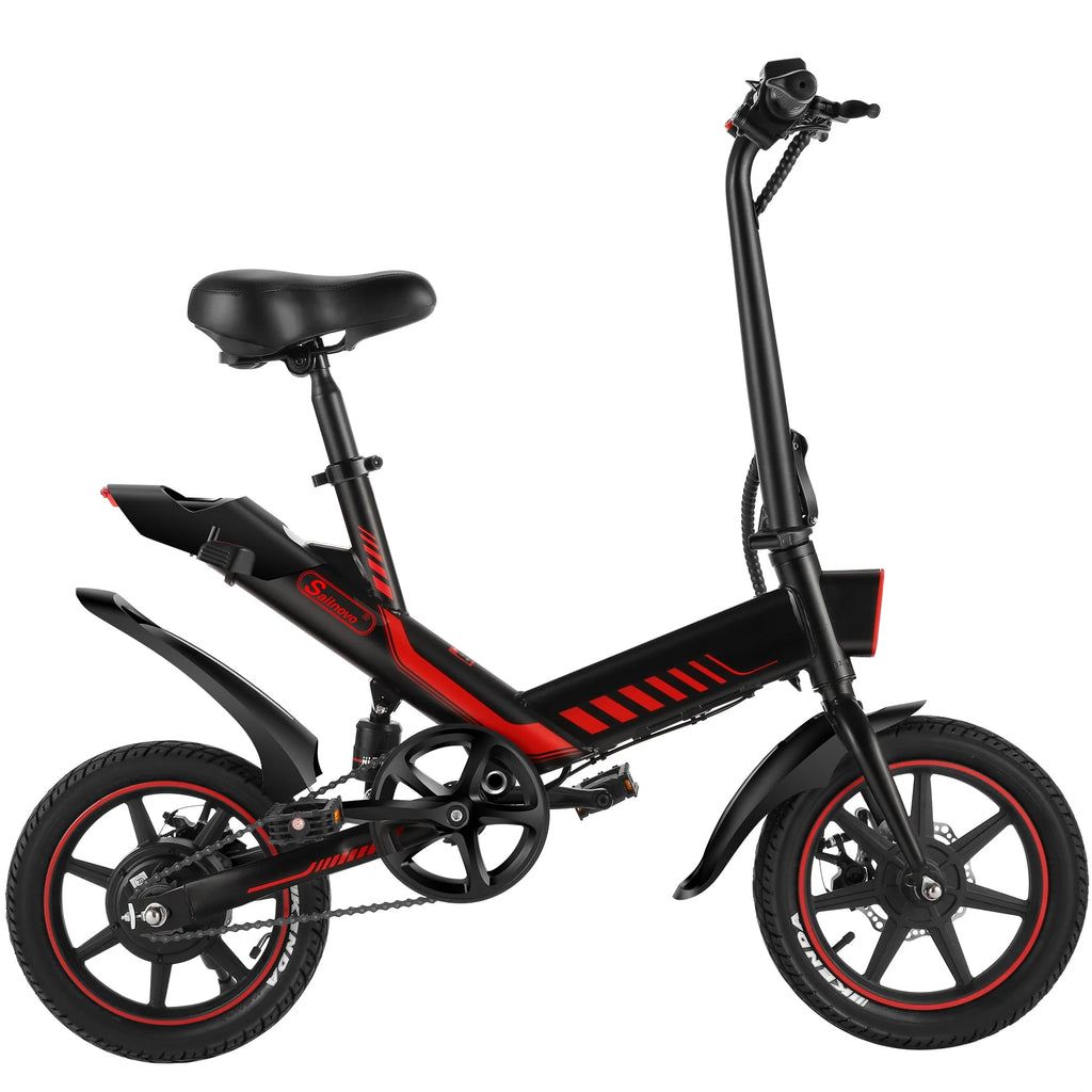 14'' Folding Electric Bike with Removable 36V Lithium-Ion Battery D4009
