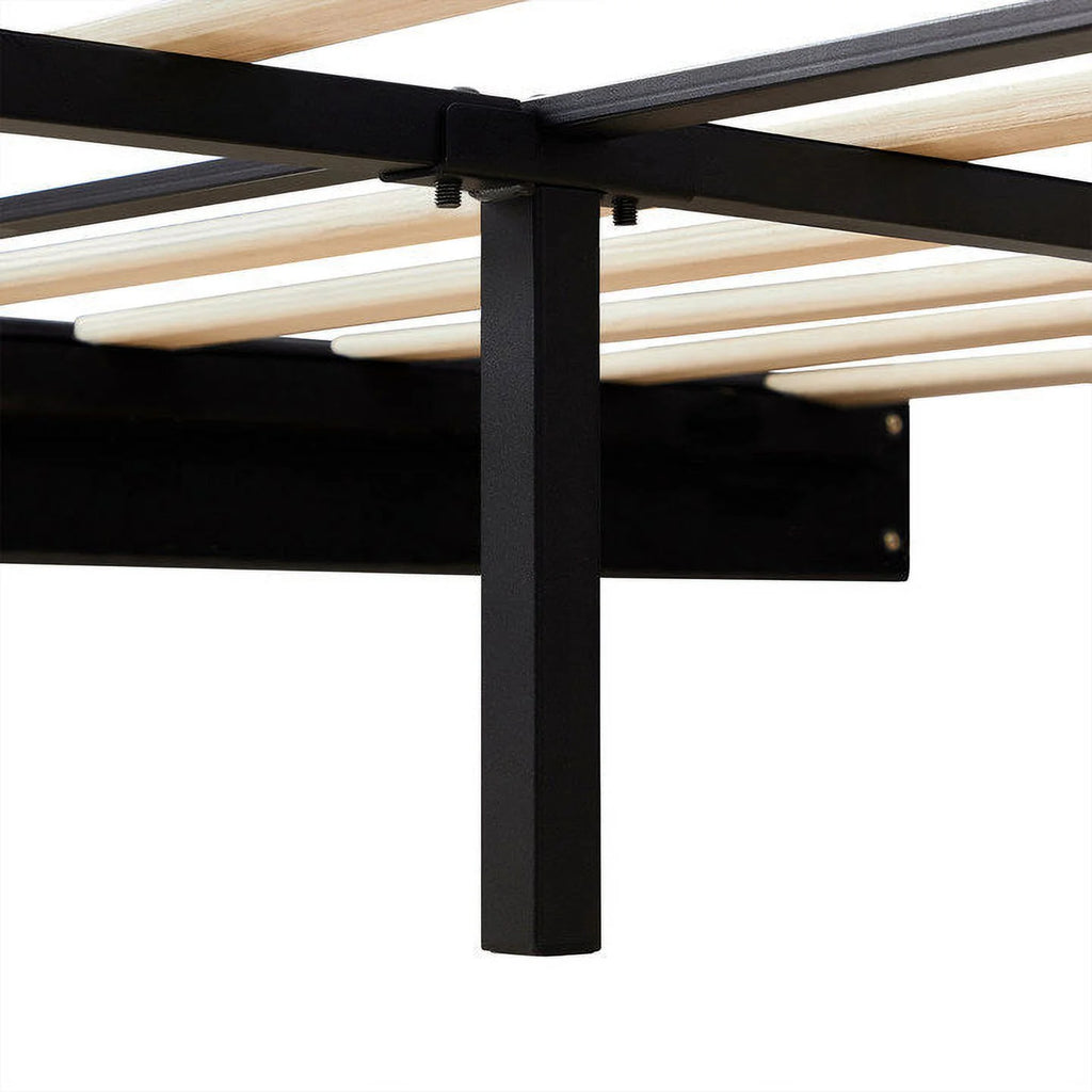 Full Size Platform Bed Frame Dark Gray I863280