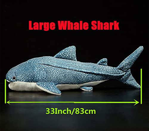 Grey 26Inches Lifelike Great White Shark Plush Toy D670664