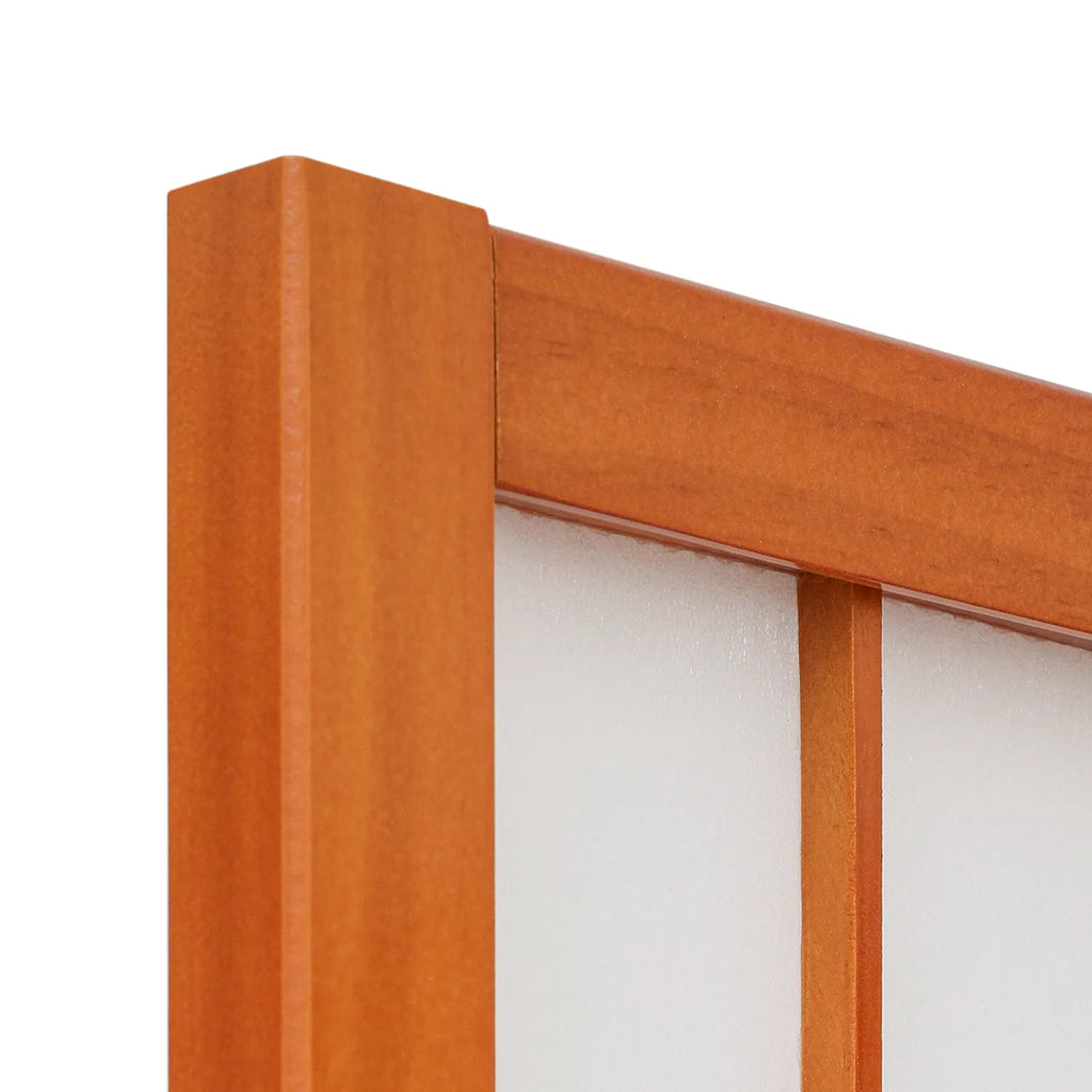5.8 ft Tall 4 Panel Wood Room Divider K611