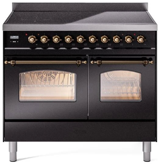 40 Induction Range with Electric Oven in Black U799680
