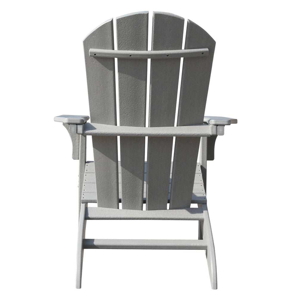 White Plastic Outdoor Adirondack Chair D525016