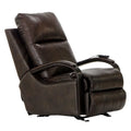 Brown Top Grain Italian Leather Power Recliner W411
