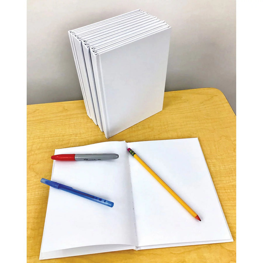 Hardcover Blank Book 28 Pages 6" X 8" White Paper N32821