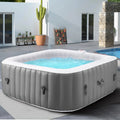 4-6 Person Inflatable Hot Tub with 130 Jets and Cover F9691