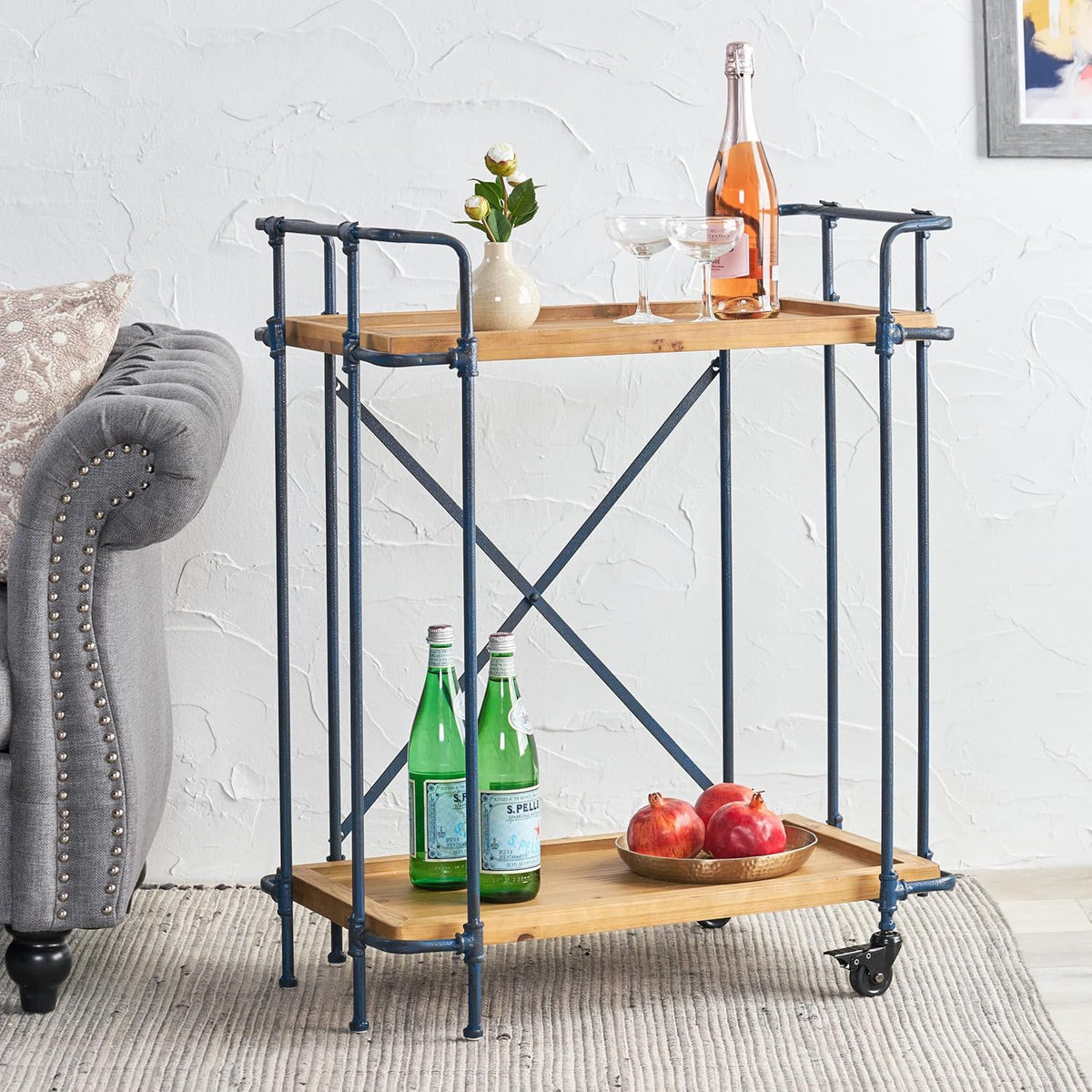 Firwood and Iron Coffee Cart G238595