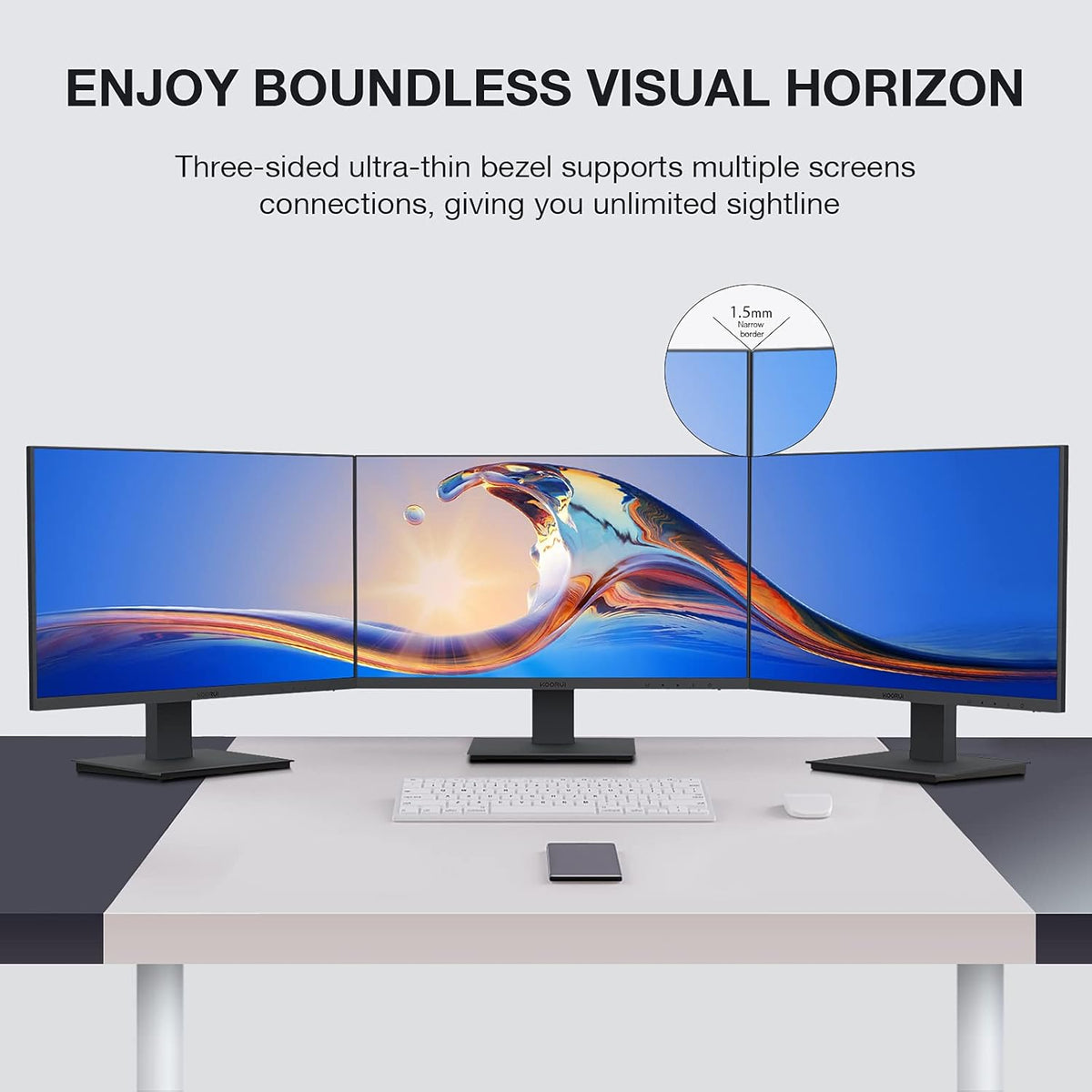 22 inch FHD 1080P 75hz VA LED Monitor V54353