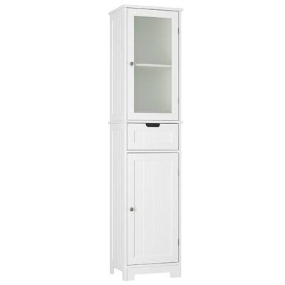 15.7 W x 67 H x 11.8 D Linen Cabinet F8839