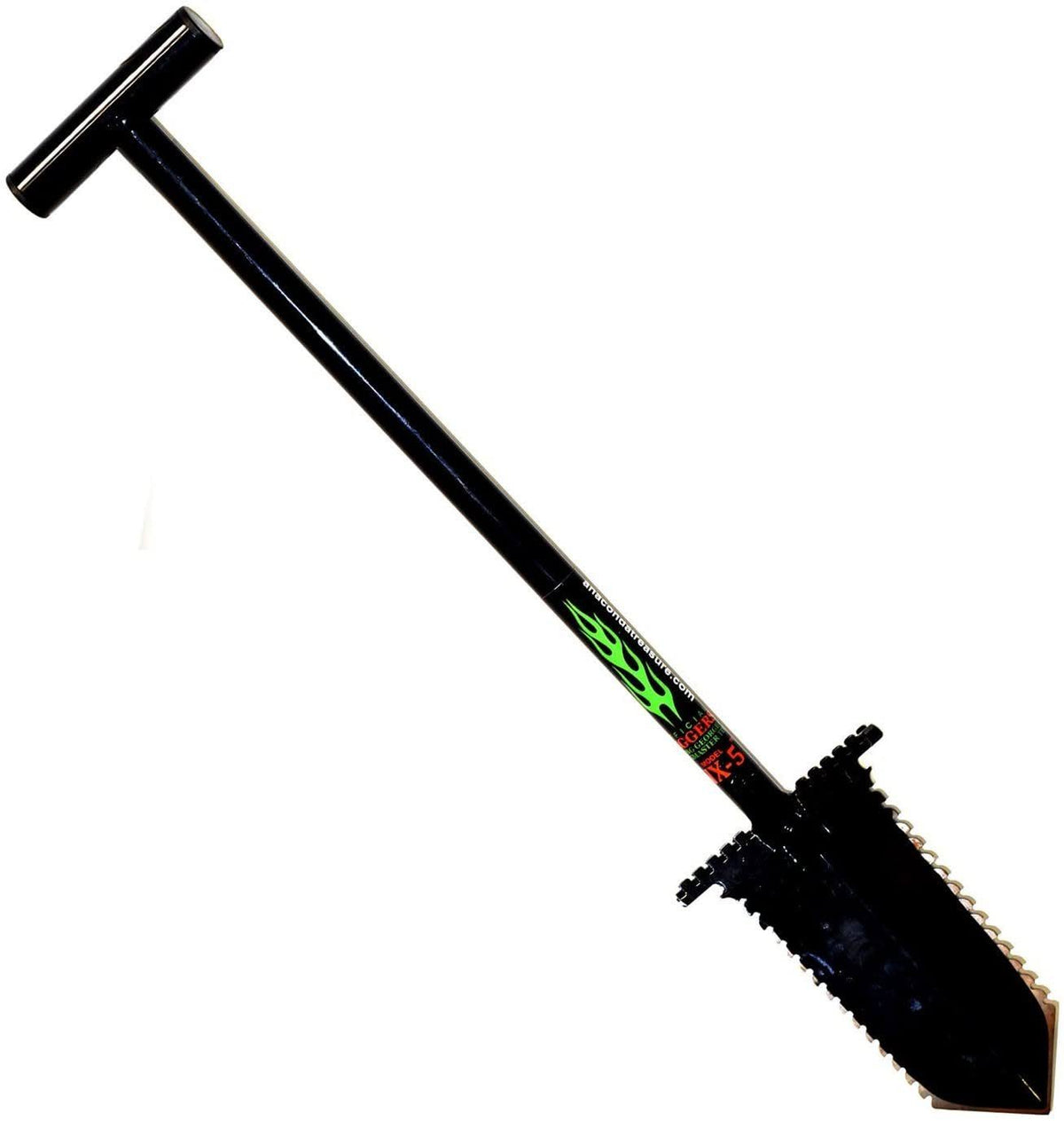 Tempered Steel 31" Shovel with Double Serrated Blade & Foot Pegs H2206
