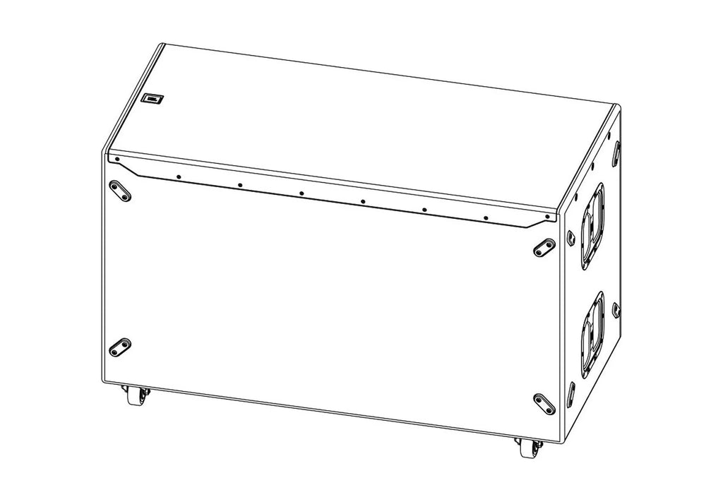 18" 1100 Watt Powered Subwoofer C25168