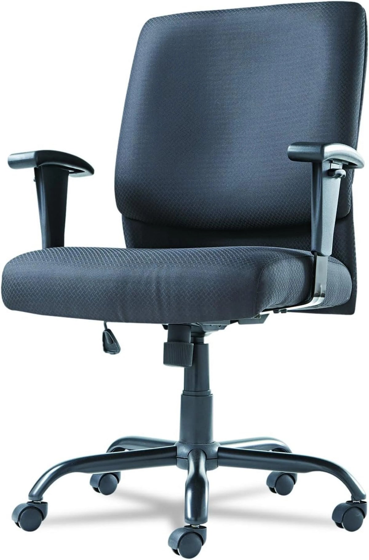 Black Big And Tall Swivel/Tilt-Back Chair T7794