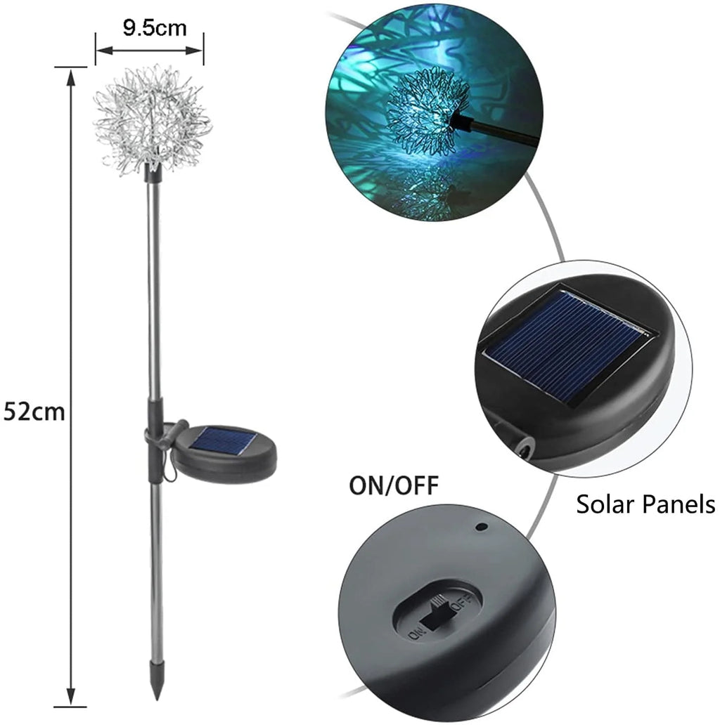 4 Pack Waterproof Solar LED Garden Lights Z45061