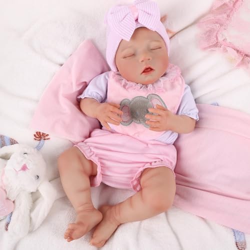 17-Inch Soft Body Realistic Newborn Baby Dolls with Toy Accessories X929