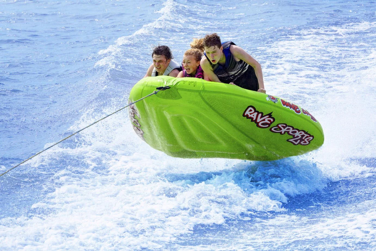 Blue 3 Rider Nylon Inflatable Towable Tube C1194