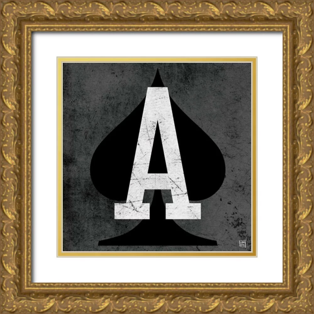 20x20 Gold Ornate Wood Framed Art Print Z182979