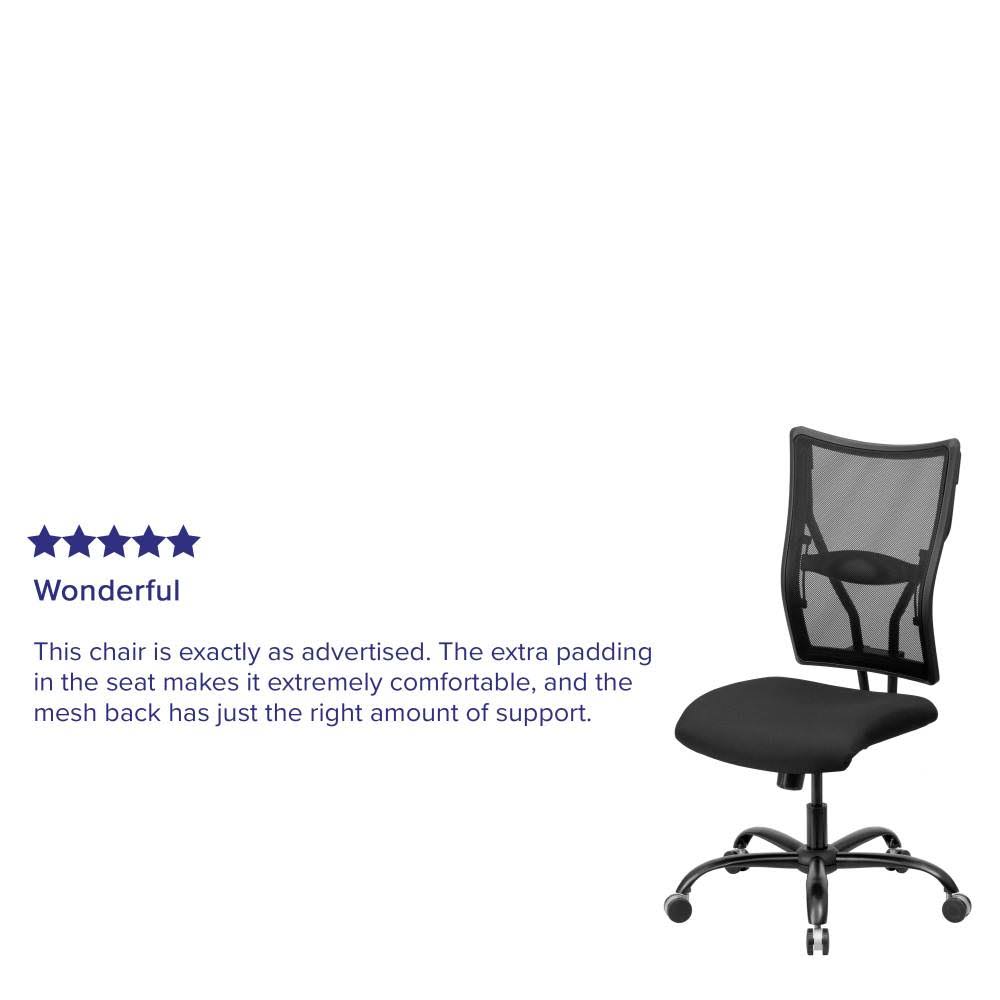 Big & Tall Black Mesh Executive Swivel Office Chair M741069
