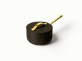 Black Sauce Pan with Gold Handle Z1552