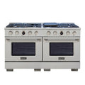 60 8 Burner Propane Gas Dual Fuel Range Stainless Steel N308194