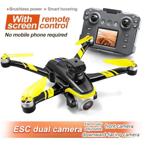 Kids Drone with Screen Display Remote Control, 1080P Dual Camera, LED Lights N147128