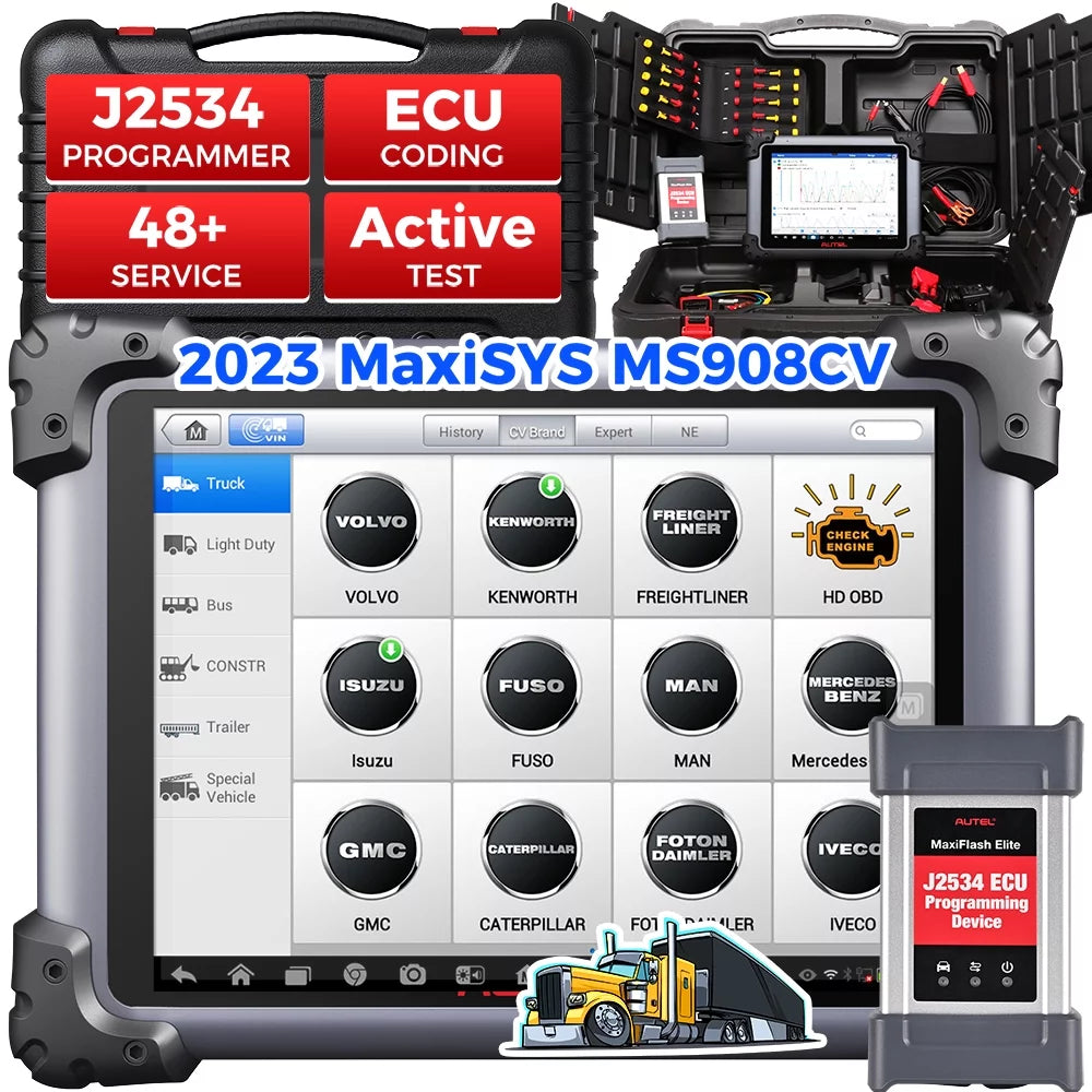 Heavy Duty Car Diagnostic Scan Tool with ECU Programming E868