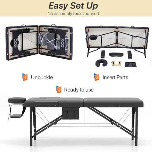 Memory Foam Portable Foldable Massage Table L666047