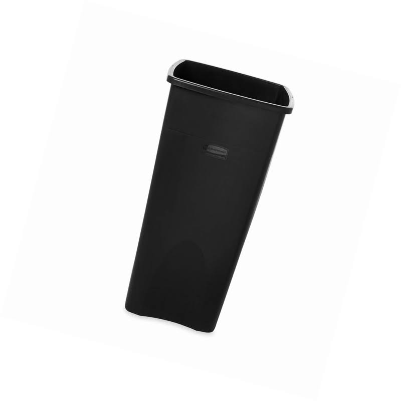23-Gallon Black Trash Can Z1887