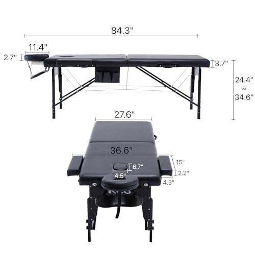 Memory Foam Portable Foldable Massage Table L666047