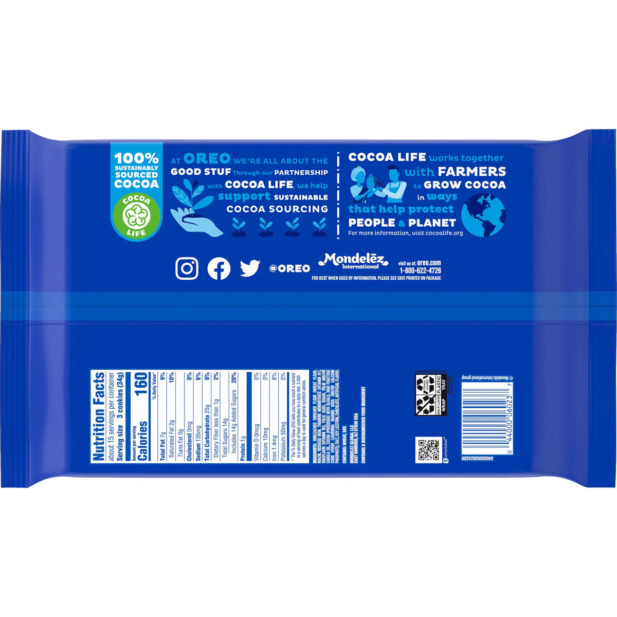 Chocolate Sandwich Cookies Family Size Pack of 3 V880