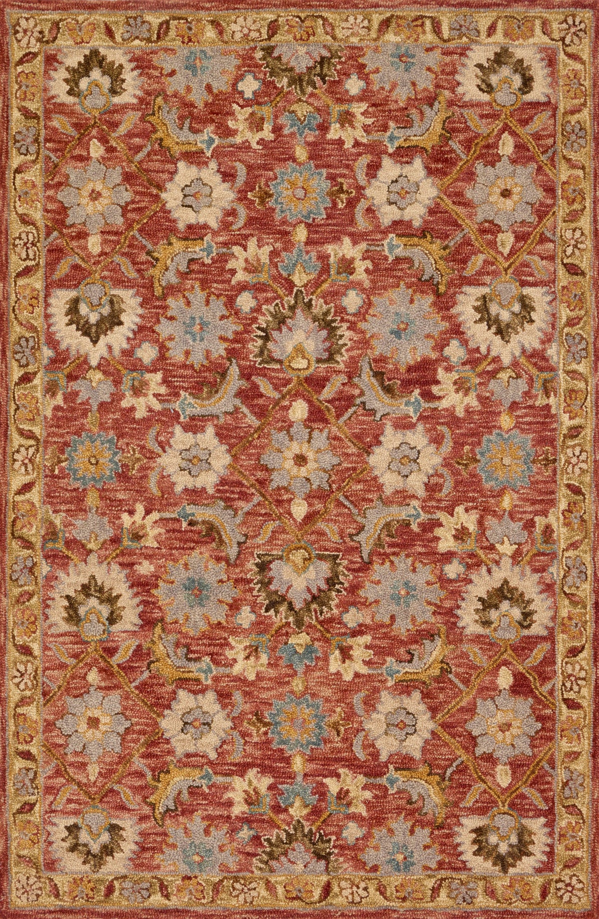 Terracotta Gold 7'9 x 9'9 Rug W3543