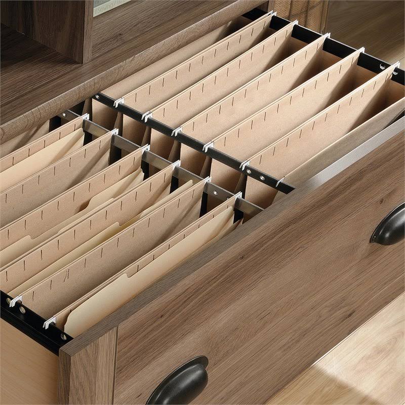 Salt Oak 2 Piece Desk and File Cabinet Set R996