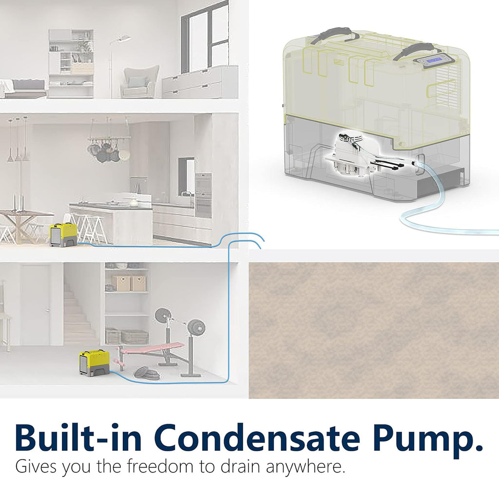 180PPD Commercial Dehumidifier with Pump C5233