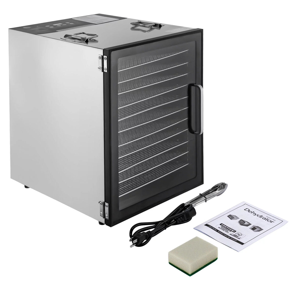 12 Tray Stainless Steel Food Dehydrator 800W L68454