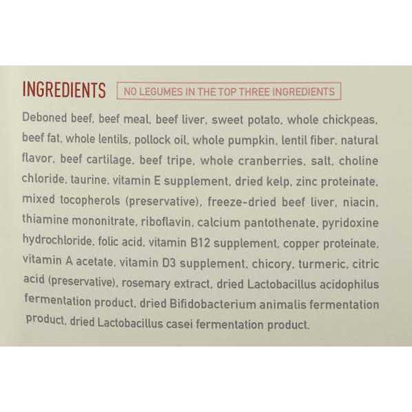 Beef & Pumpkin Dry Dog Food J825