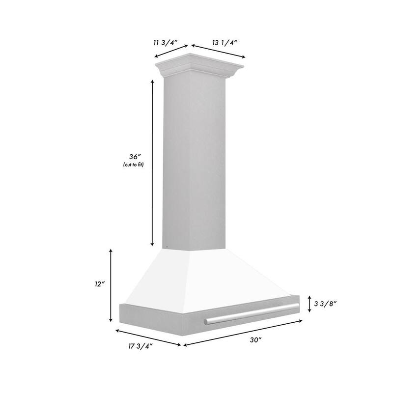 30 in. 400 CFM Ducted Wall Mount Range Hood X1179