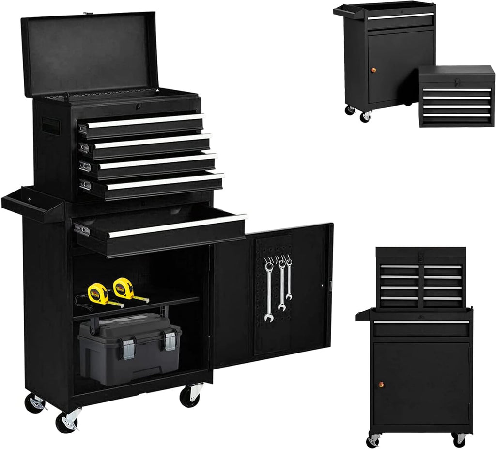 5 Drawer Rolling Tool Chest with Wheels X92282
