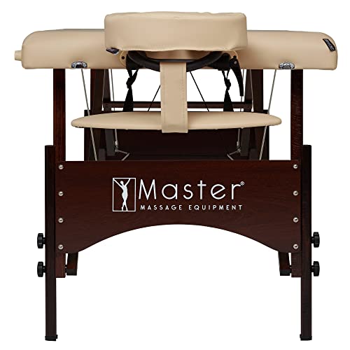 28" Portable Massage Table with Walnut Legs G695