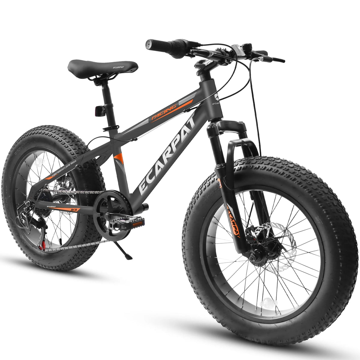 20 inch Black Kids Bike with Disc Brakes 7 Speed W130695