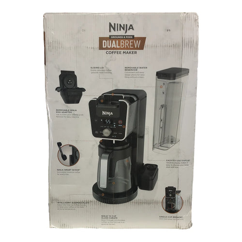 12-Cup Drip Coffee Maker Single-Serve Black S2448