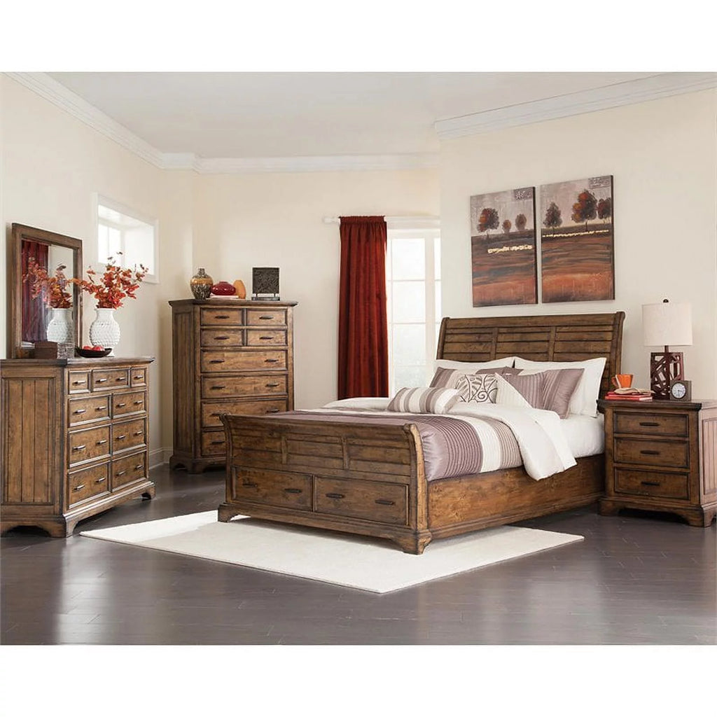6 Drawer Wood Chest V2705