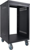 16U Steel Rack with Locking Casters V262922