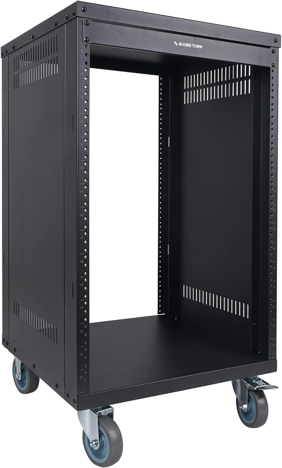 16U Steel Rack with Locking Casters V262922