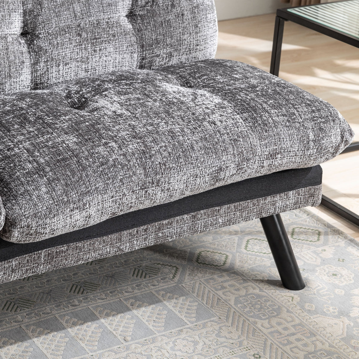 Grey Convertible Sofa Bed J303632