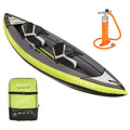 Inflatable Sit on Kayak with Pump, 1 or 2 Person, Green M674
