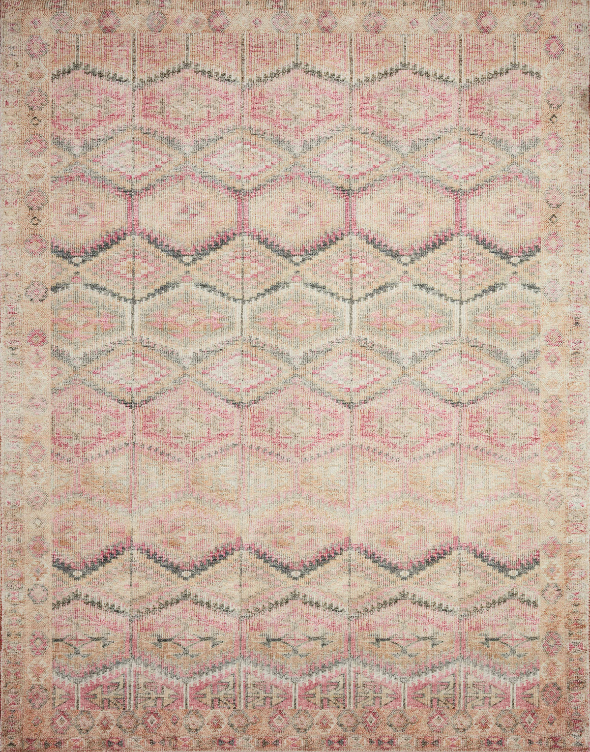 Pink 2'6 x 12'0 Rug M3231